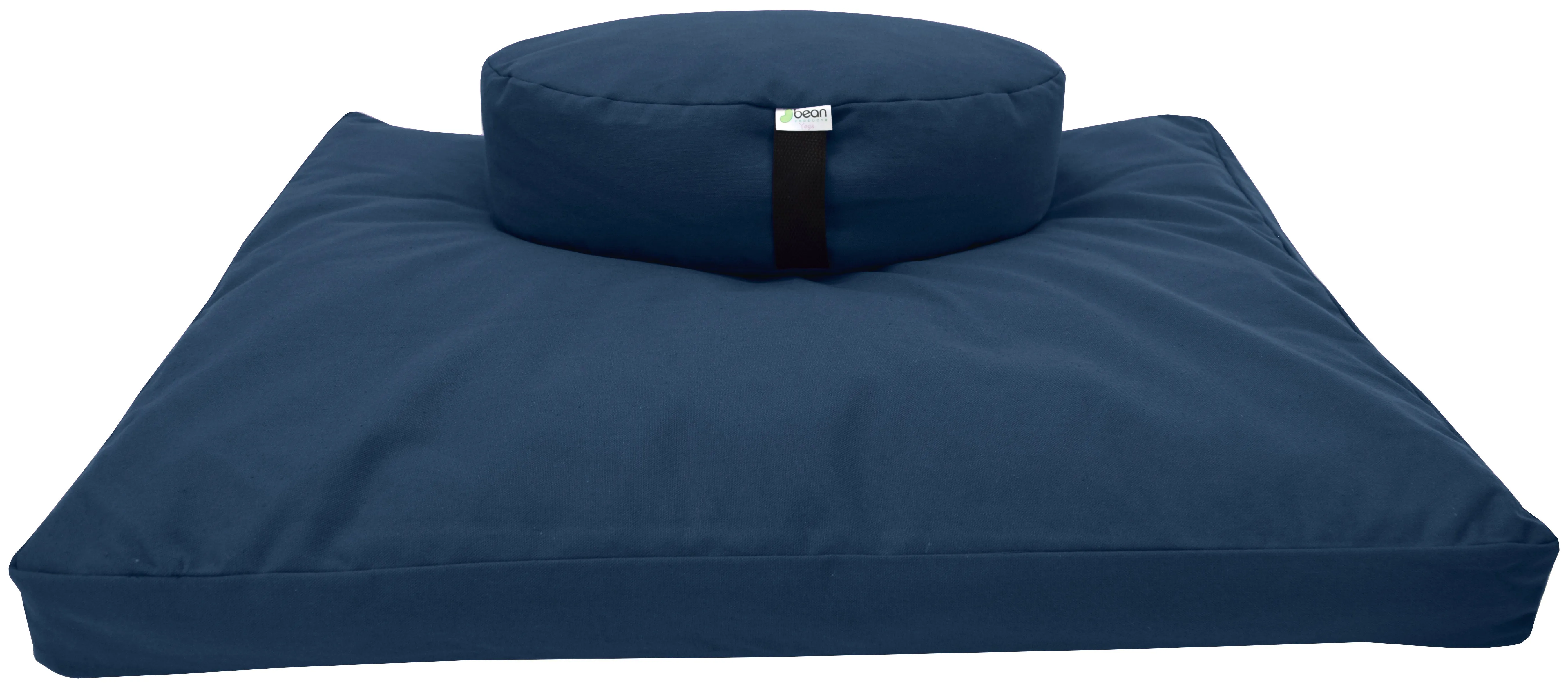 Zafu and Zabuton Meditation Cushion Set - Cotton ..Made in USA