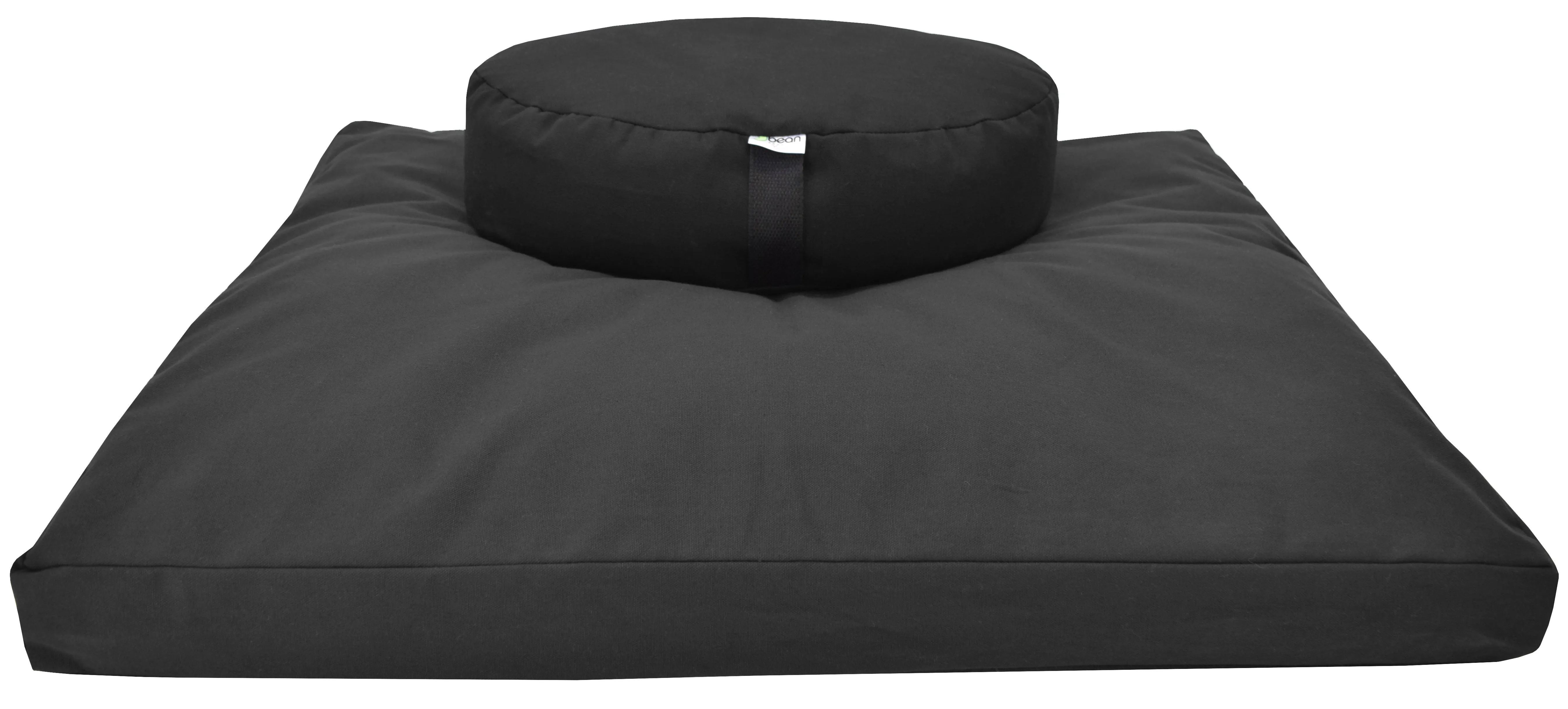 Zafu and Zabuton Meditation Cushion Set - Cotton ..Made in USA