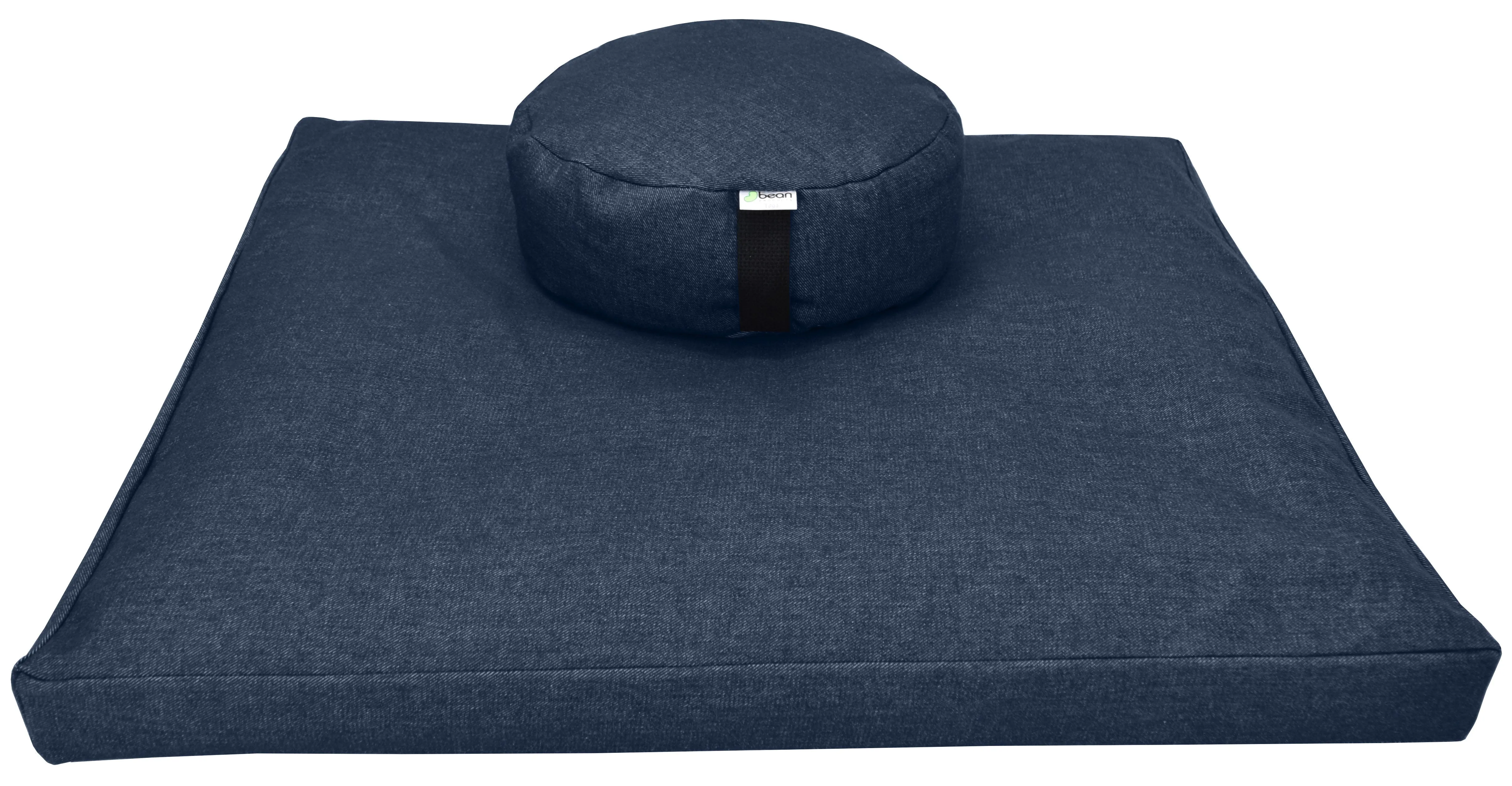Zafu and Zabuton Meditation Cushion Set - Cotton ..Made in USA