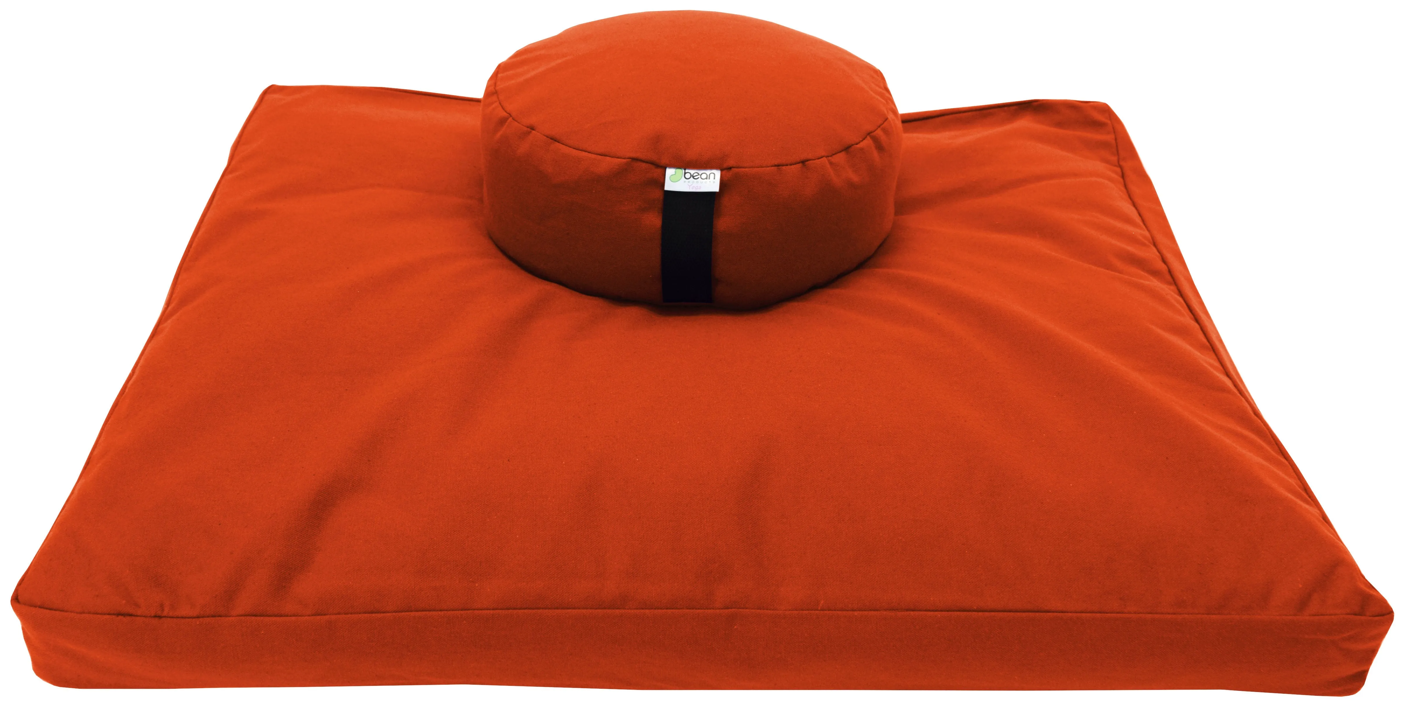 Zafu and Zabuton Meditation Cushion Set - Cotton ..Made in USA