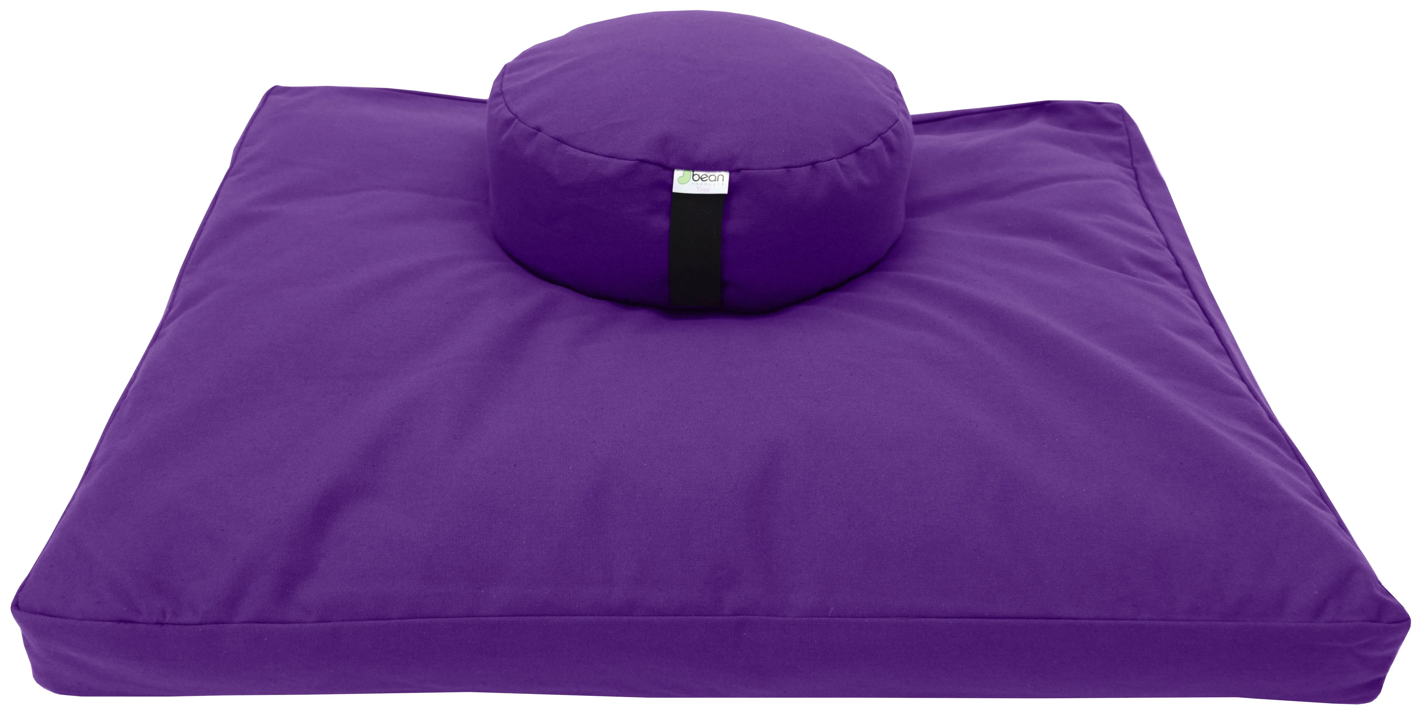 Zafu and Zabuton Meditation Cushion Set - Cotton ..Made in USA