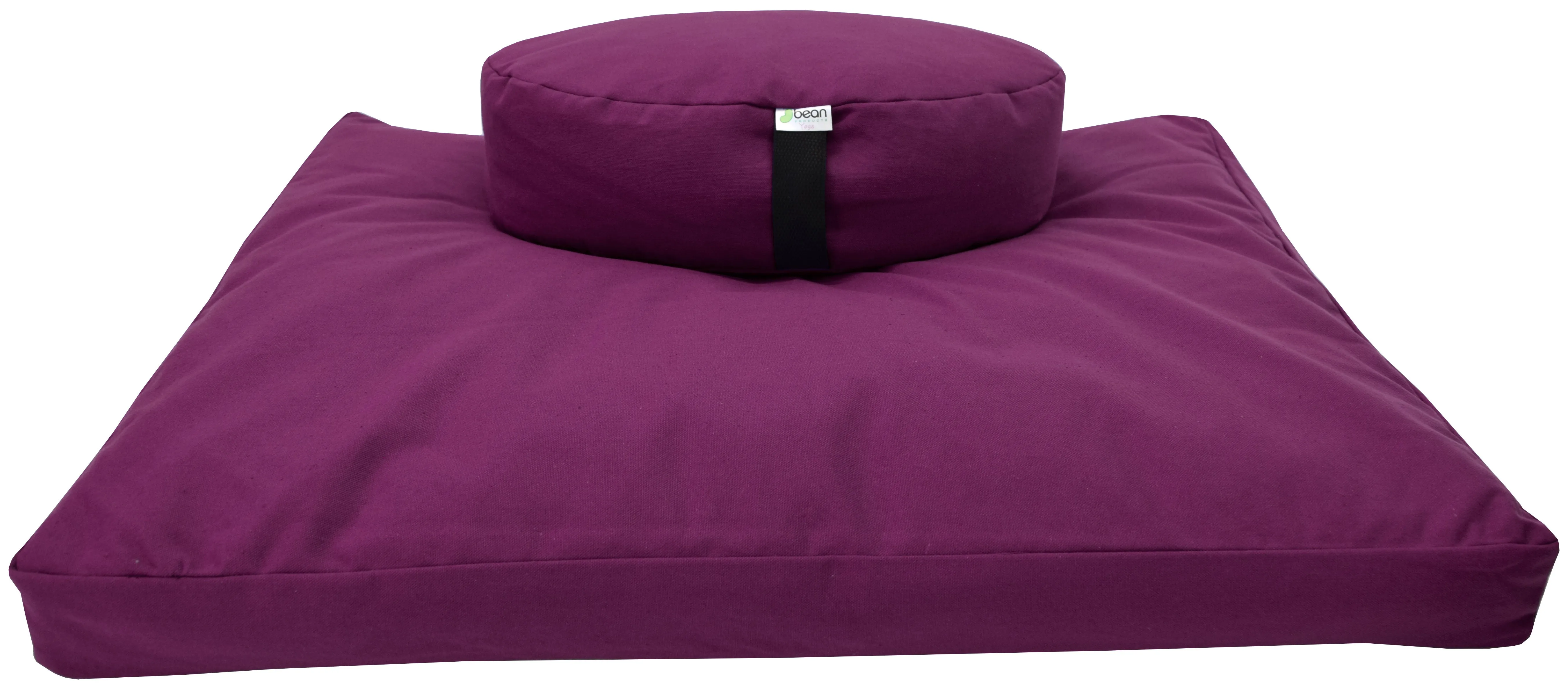 Zafu and Zabuton Meditation Cushion Set - Cotton ..Made in USA