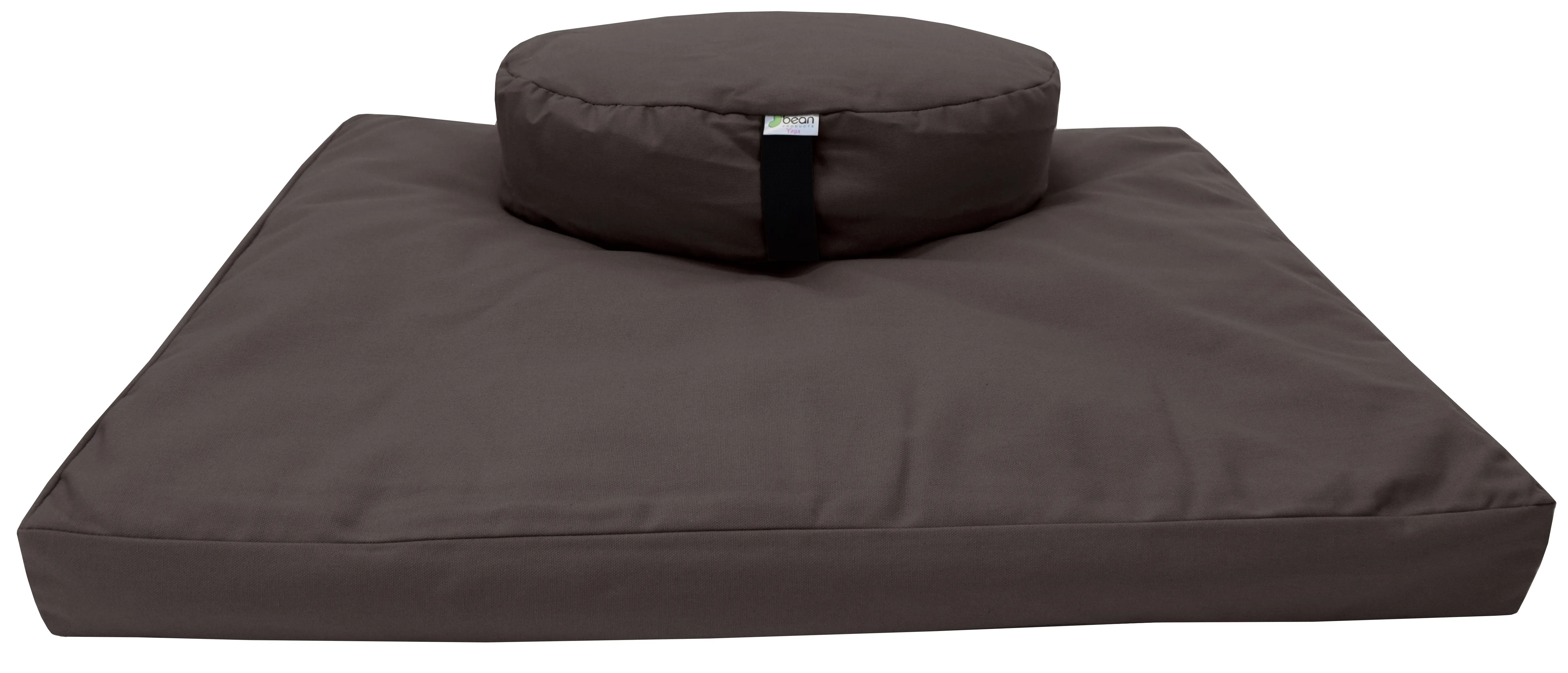 Zafu and Zabuton Meditation Cushion Set - Cotton ..Made in USA
