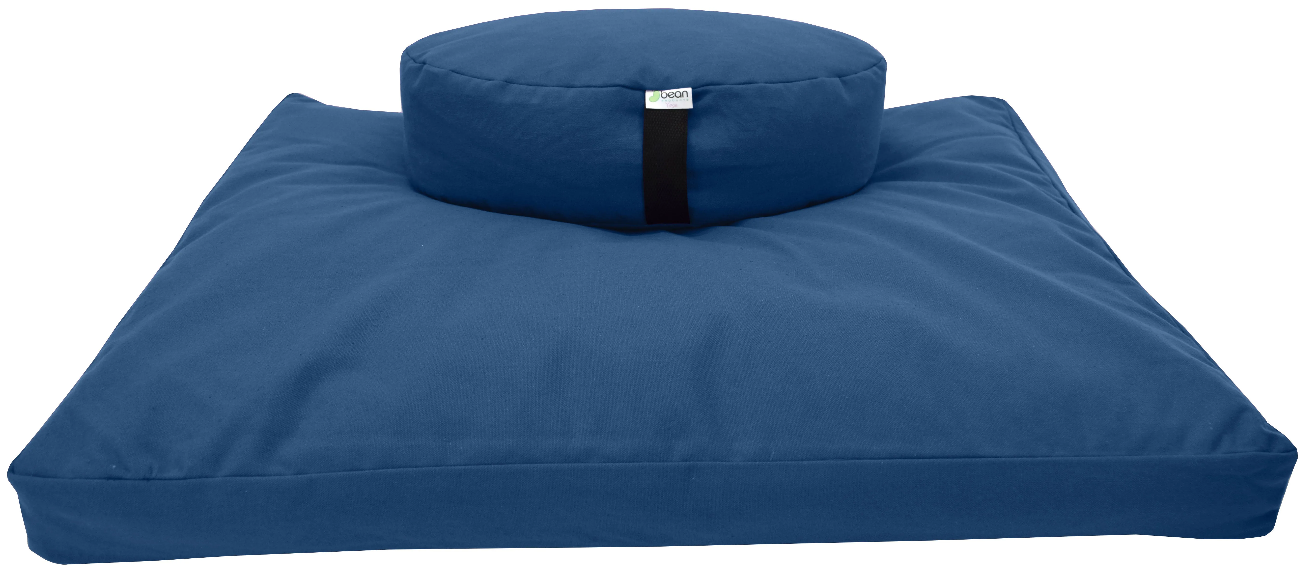 Zafu and Zabuton Meditation Cushion Set - Cotton ..Made in USA
