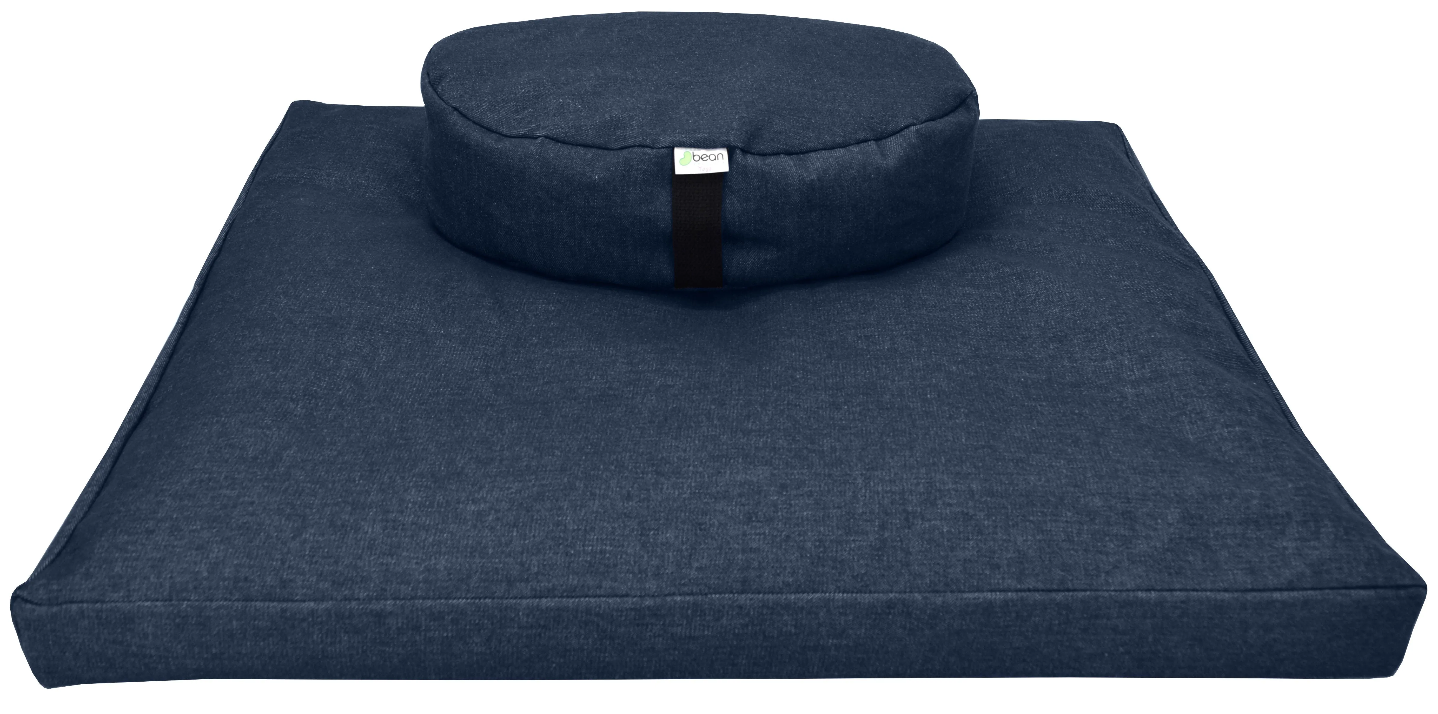 Zafu and Zabuton Meditation Cushion Set - Cotton ..Made in USA