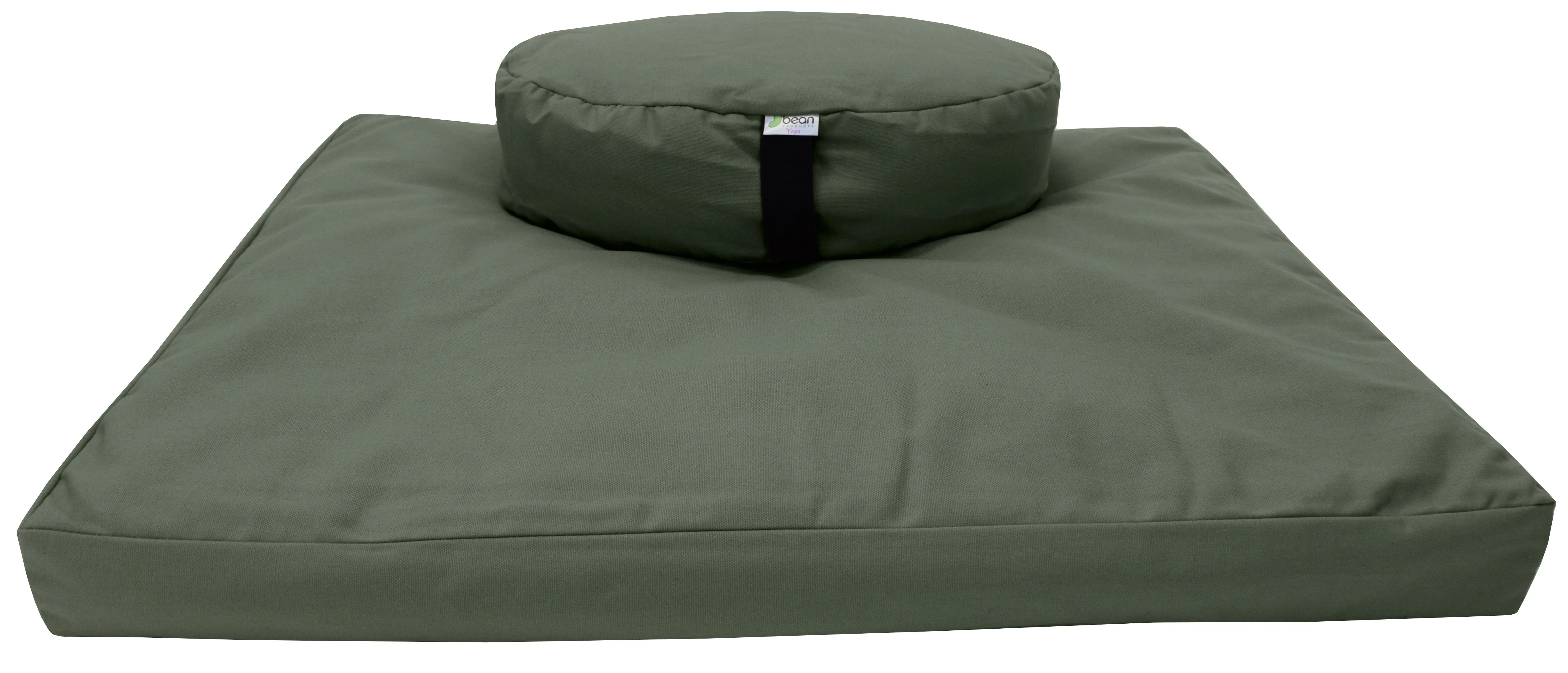 Zafu and Zabuton Meditation Cushion Set - Cotton ..Made in USA