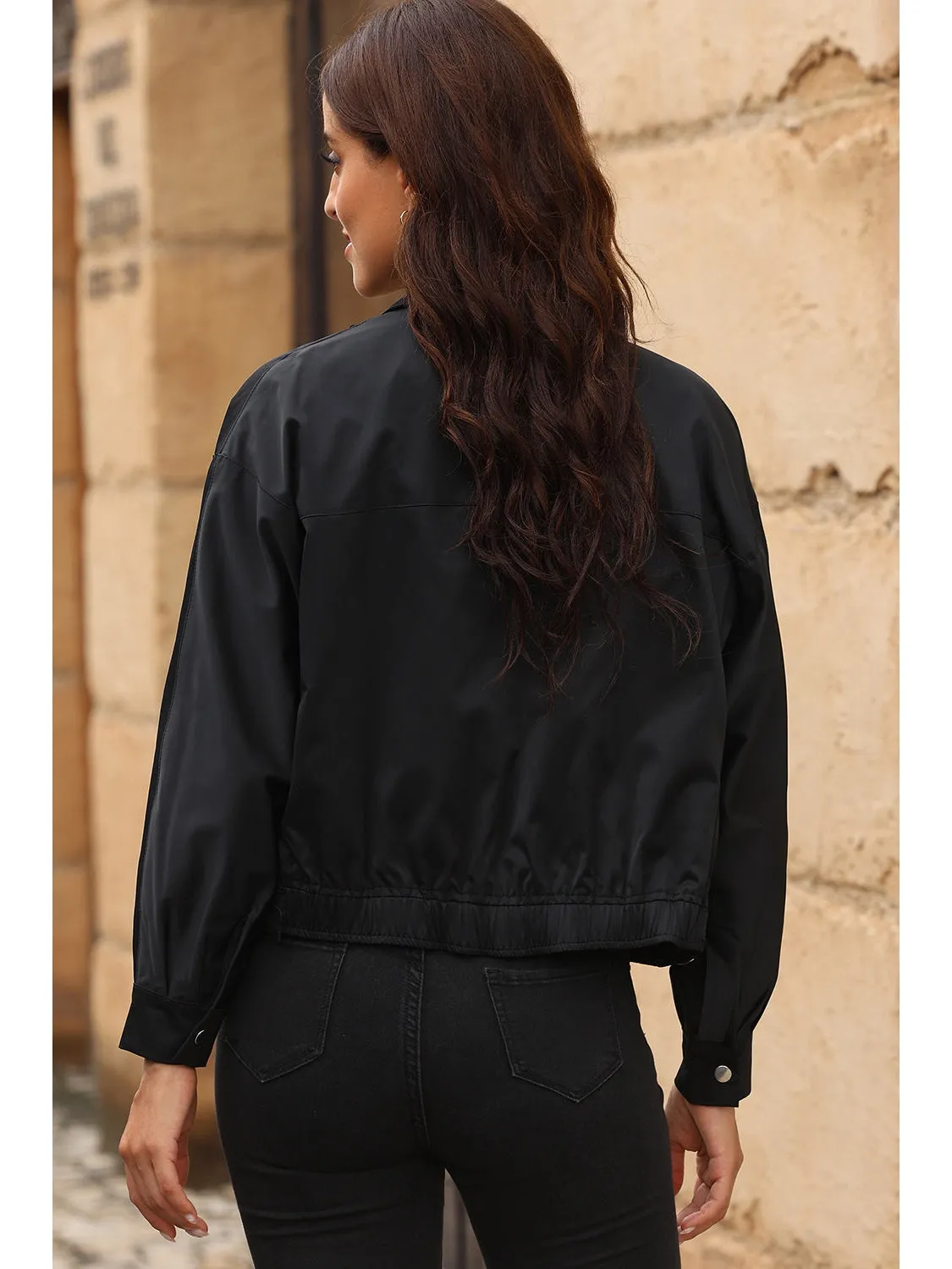 Zip-Up Collared Jacket